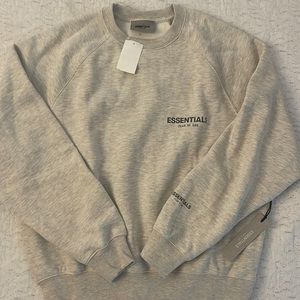 Essentials Fear of God sweatshirt size S color: Heather grey